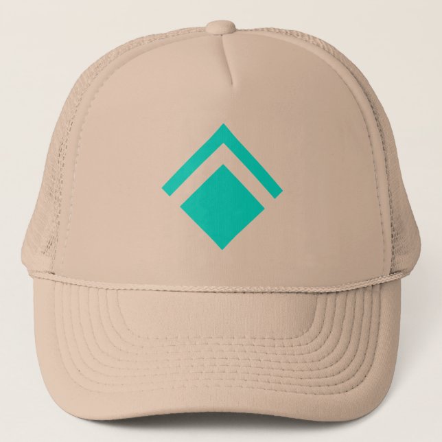 Geometrisk pil 01 truckerkeps (Framsida)
