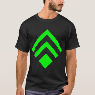 Geometrisk pil 02 - Grön Tee