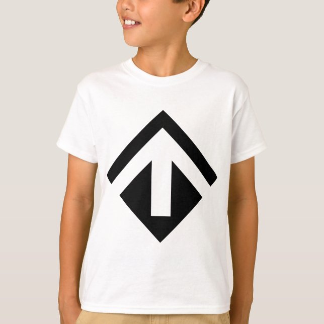 Geometrisk pil 02 tee shirt (Framsida)