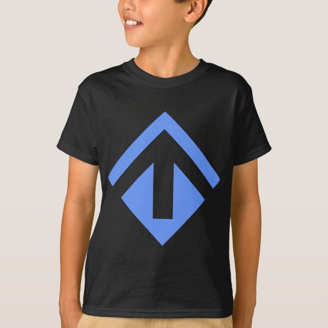 Geometrisk pil 03 t shirt (Framsida)