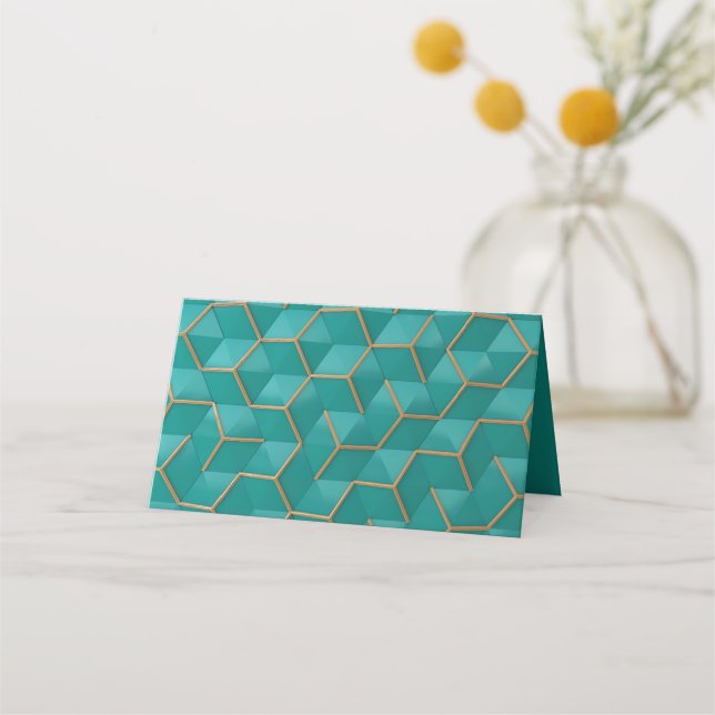 geometrisk placeringskort (Baksida)