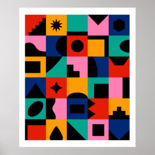 Geometrisk Poster