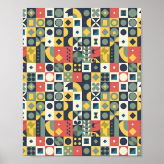Geometrisk Poster