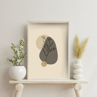 Geometrisk Poster av modern minimalistisk Abstrakt