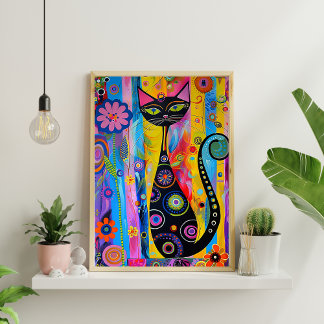 Geometrisk Poster för nordisk Abstrakt (projektion