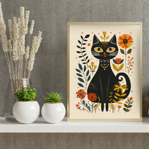 Geometrisk Poster (projektionsyta) för nordisk Abs