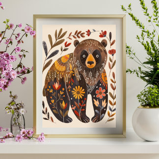 Geometrisk Poster (projektionsyta) för nordisk Abs