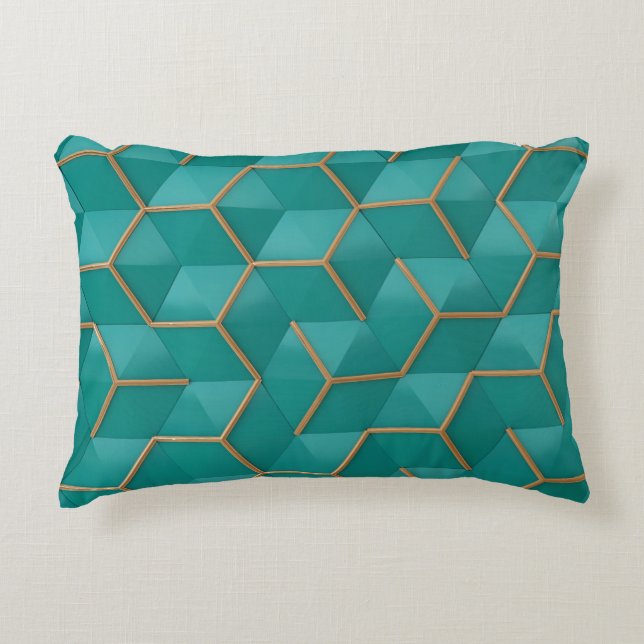 geometrisk prydnadskudde (Framsidan)