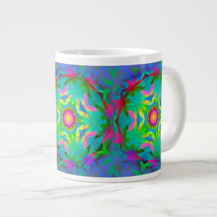 Geometrisk regnbågsjumbo Mugg Jumbo Mugg