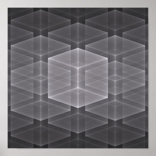 Geometrisk rektal bakgrund poster