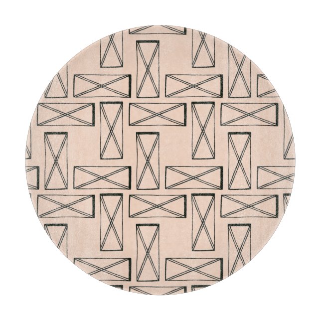 Geometrisk rektangel X-design (Framsidan)