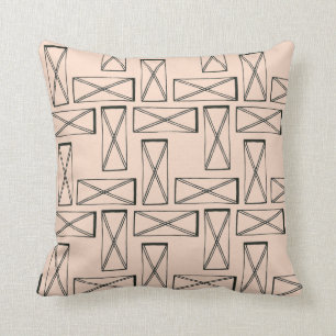 Geometrisk rektangel X-design Kudde