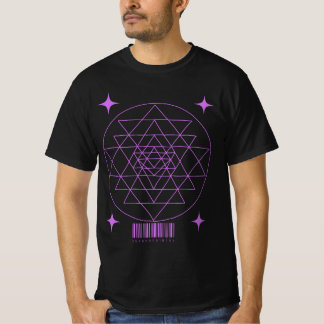 Geometrisk Retro helig-design T Shirt
