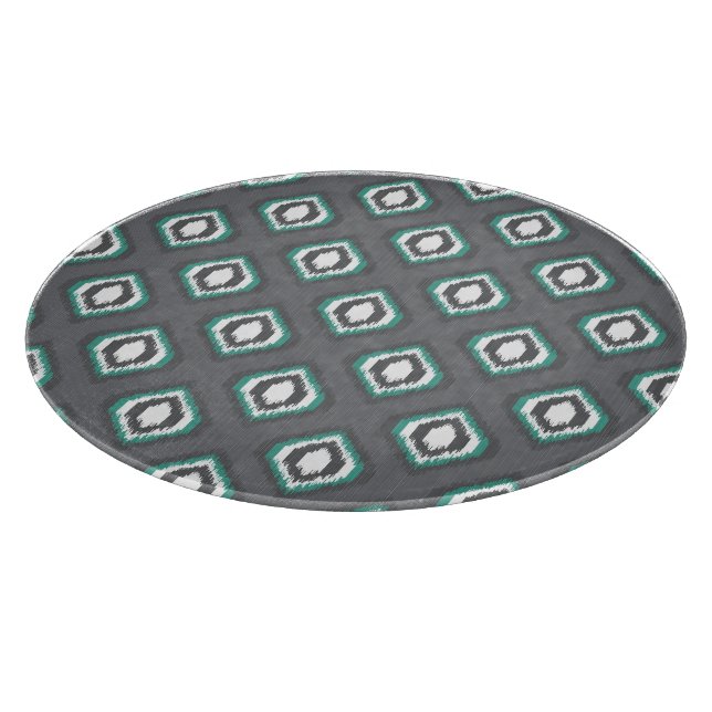 Geometrisk retro ikat stam mönster (Hörn)