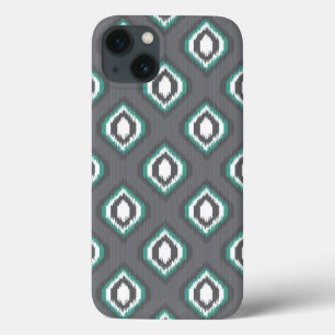 Geometrisk retro ikat stam mönster