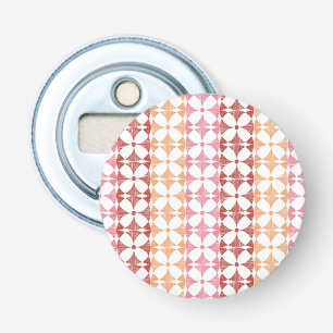 Geometrisk röd ikat rand mönster flasköppnare