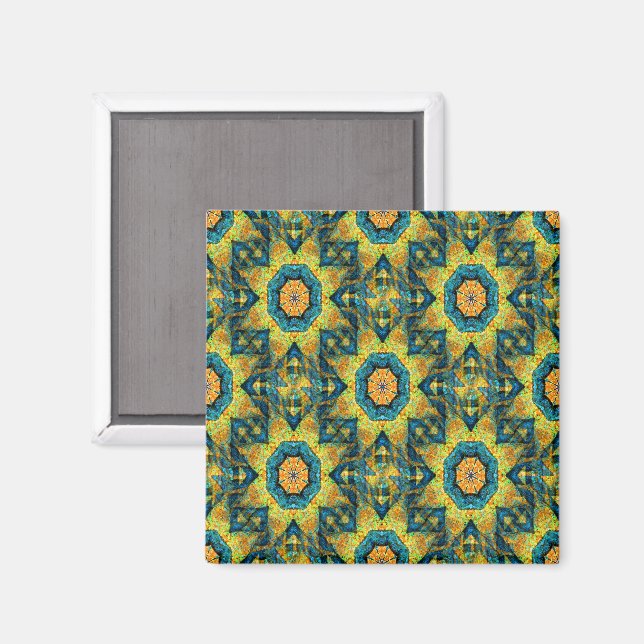 Geometrisk roligt... magnet (Front/Back)