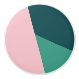 Geometrisk rosa och grönt för modern abstrakt knopp