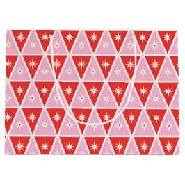 Geometrisk Rosa och rött i mitten av århundradet