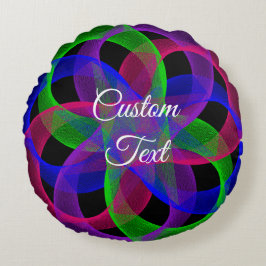 Geometrisk runda fyllning för nätslinga med dubbla rund kudde