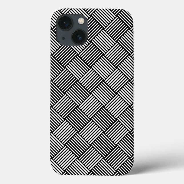 Geometrisk rutig textur (Baksida)
