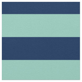 Geometrisk Seafoam grönt och marinrandar Tyg