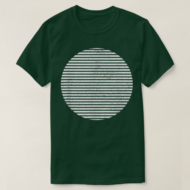 Geometrisk segmentform Linjer Geometry Art D T Shirt (Design framsida)