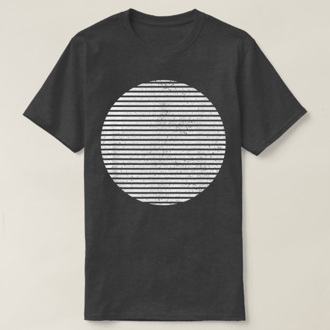 Geometrisk segmentform Linjer Geometry Art D T Shirt (Design framsida)