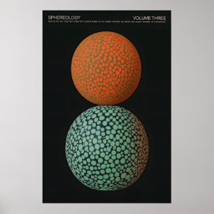 Geometrisk Sfär Konsttryck Modern Minimalistisk Poster