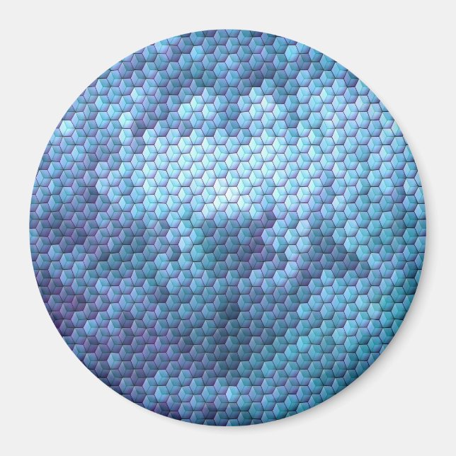 Geometrisk sjö... magnet (Framsidan)