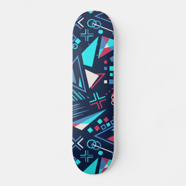 Geometrisk skateboard (Framsida)