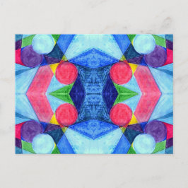 Geometrisk Skittles vykort