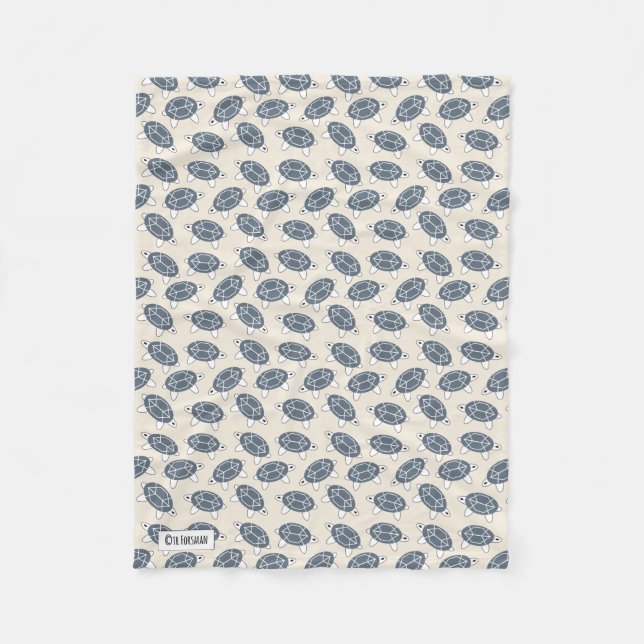 Geometrisk SKÖLDPADDE filt (Framsidan)