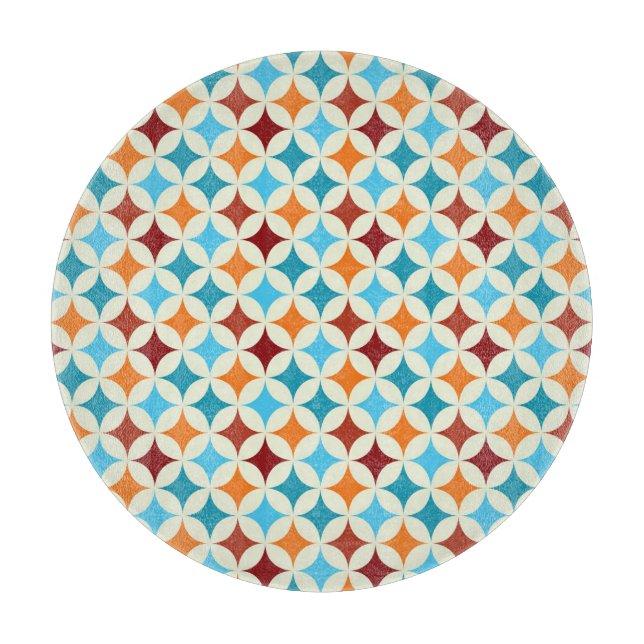 Geometrisk snyggt: Vintage Sömlöst Mönster (Framsidan)
