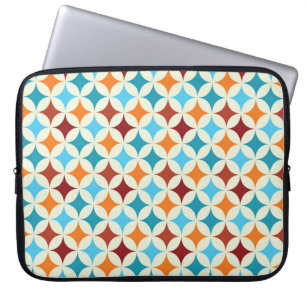 Geometrisk snyggt: Vintage Sömlöst Mönster Laptop Fodral