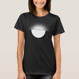 geometrisk soldesign t shirt