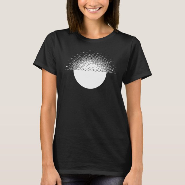 geometrisk soldesign t shirt (Framsida)