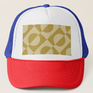 Geometrisk sömlös abstrakt Vintage Keps