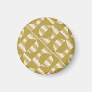 Geometrisk sömlös abstrakt Vintage Magnet
