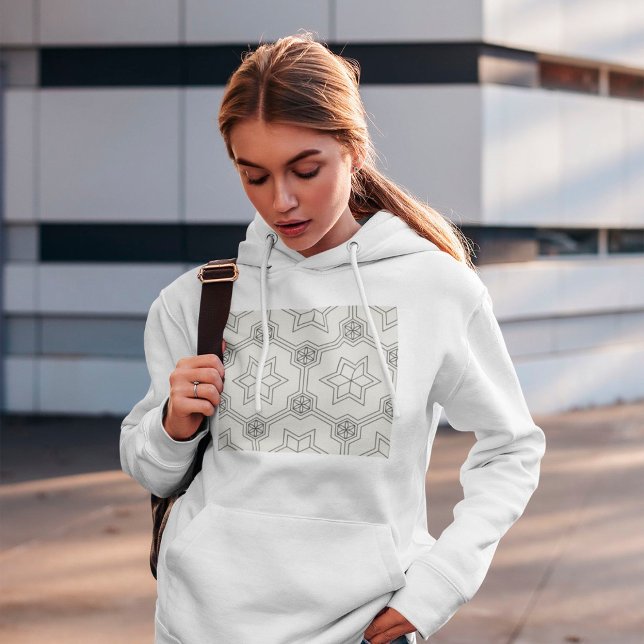 Geometrisk sömlös mönsterhoodie t shirt (Skapare uppladdad)