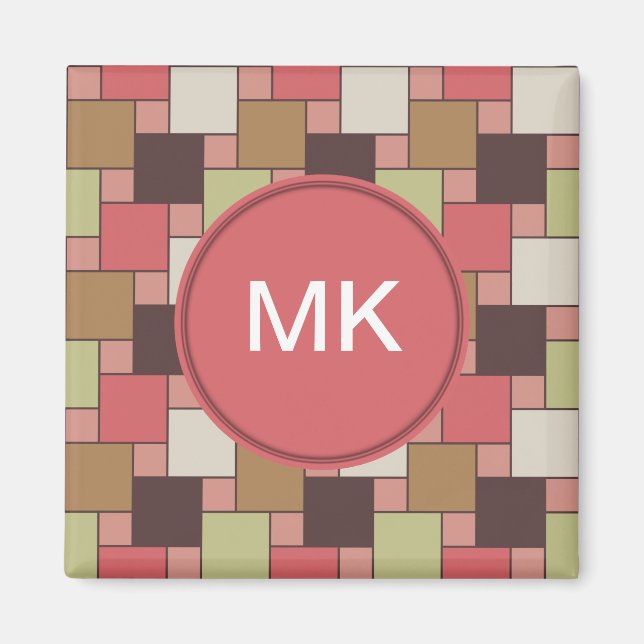 Geometrisk specialskåp magnet (Framsidan)