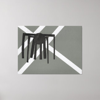 Geometrisk spindeldesign canvastryck