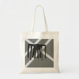 Geometrisk spindeldesign tygkasse