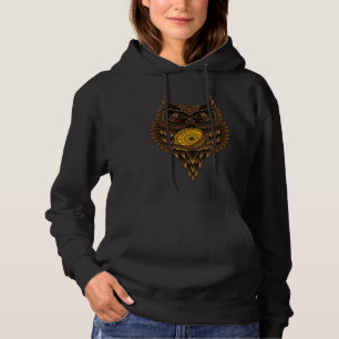Geometrisk Steampunk-uggla konstnärlig vis ilsken T Shirt