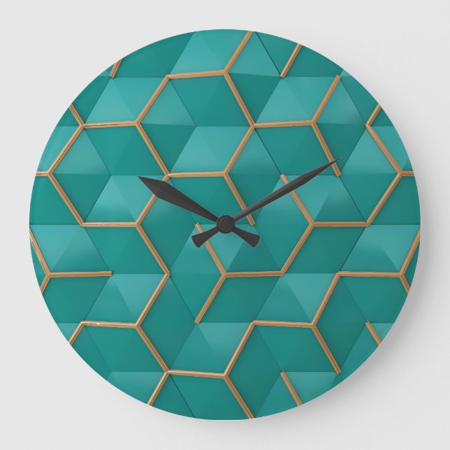geometrisk stor klocka (Framsida)