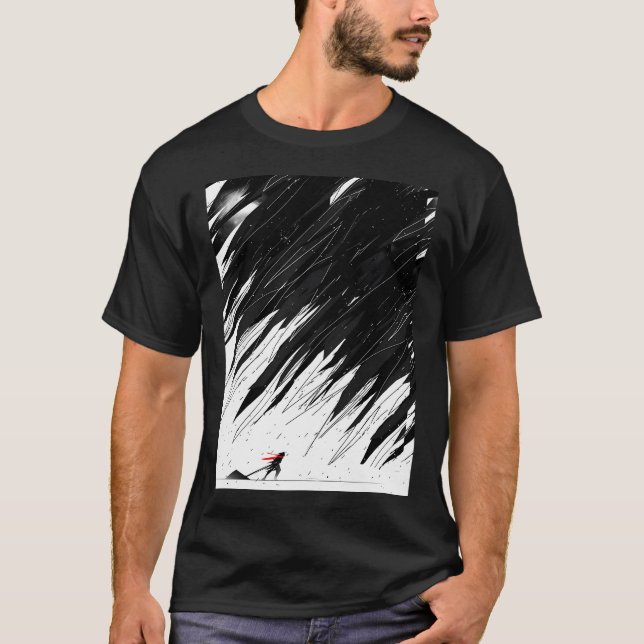 Geometrisk Storm T Shirt (Framsida)