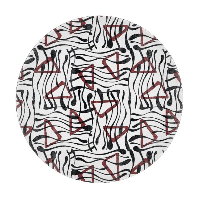 Geometrisk struktur: Konstnärlig Mönster-design. (Framsidan)