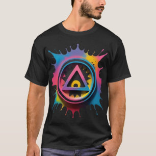 Geometrisk symbol för fet Abstrakt T Shirt