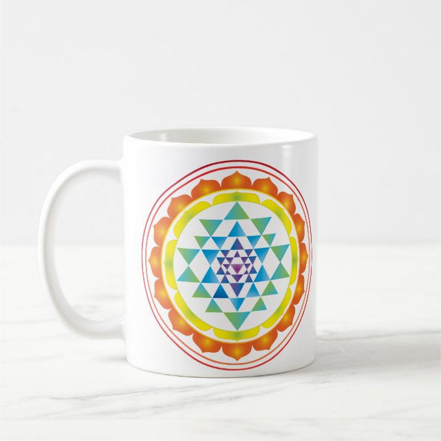 Geometrisk symbol för srilankarumistisk Helig Kaffemugg (Vänster)