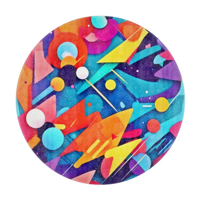 Geometrisk symfoni av färg (Framsidan)